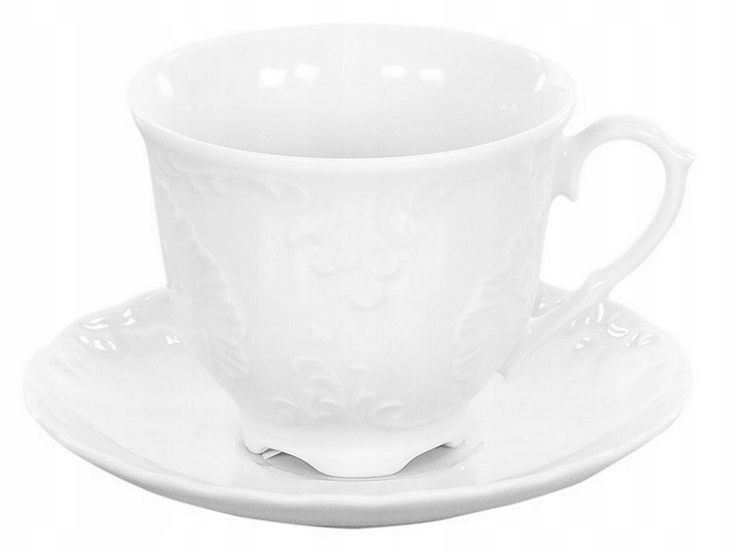 0001 FILIŻANKA 100 ml espresso + SPODEK 13 ROCOCO PORCELANA ĆMIELÓW 1 kpl. Zawartość zestawu Filiżanka Spodek