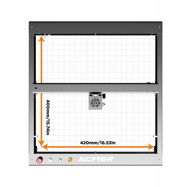 Grawer/ wycinarka laserowa ACMER P2 180W CNC 420*400mm + Air pompa 30L/MIN Rodzaj drukarka 3D