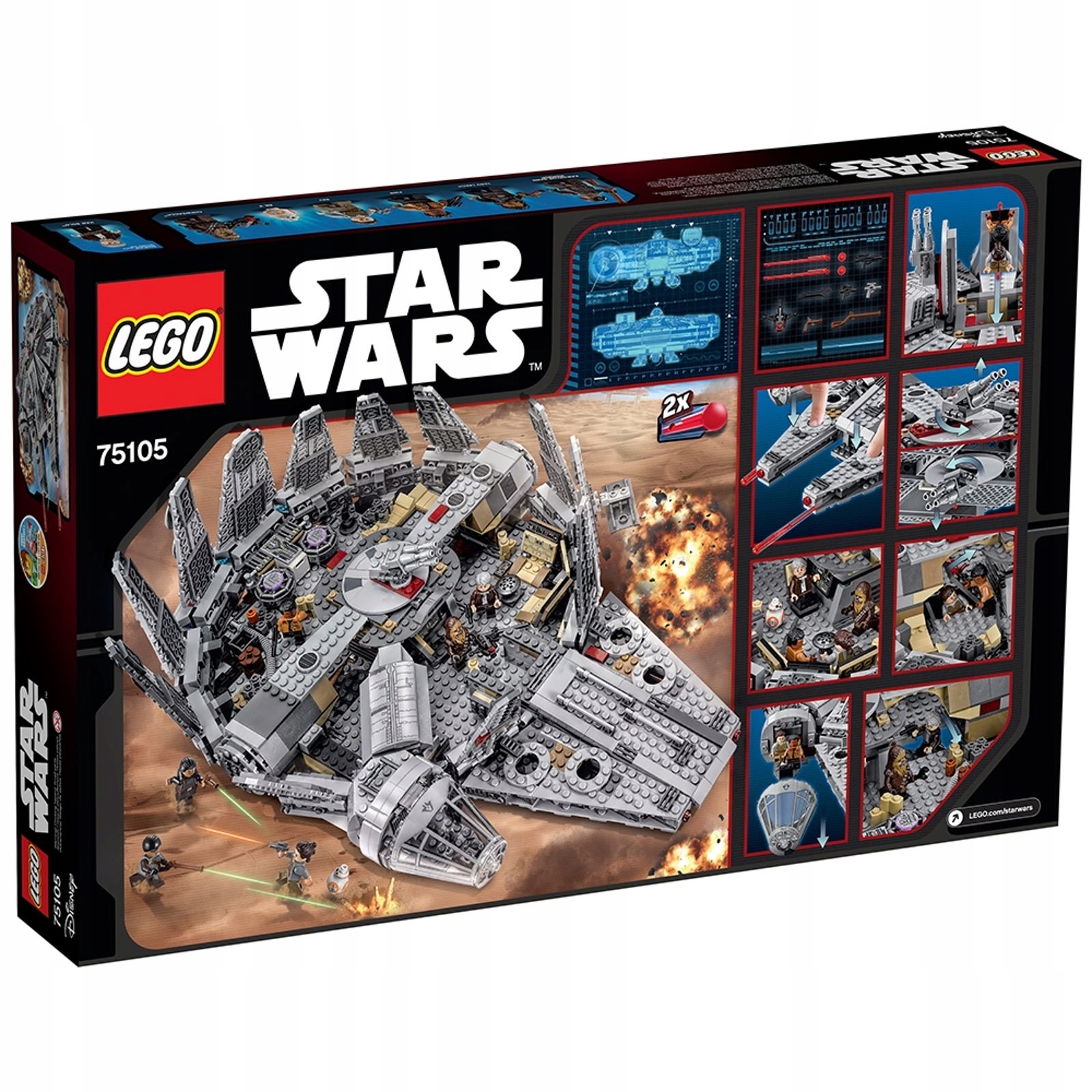 Lego Star Wars 75105 Millennium Falcon