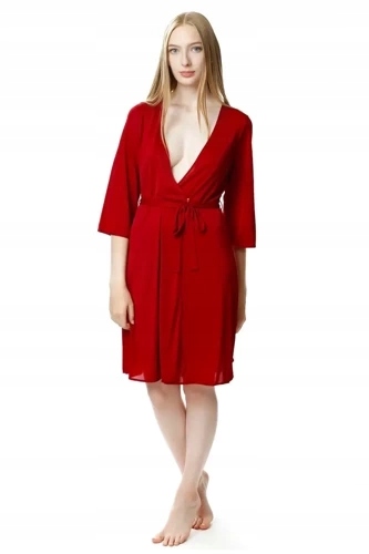 86299 Passion Peniuarový župan Mewa burgundský