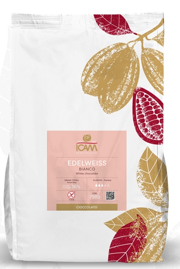 Czekolada biała Edelweiss 36% 4kg 8372 Icam