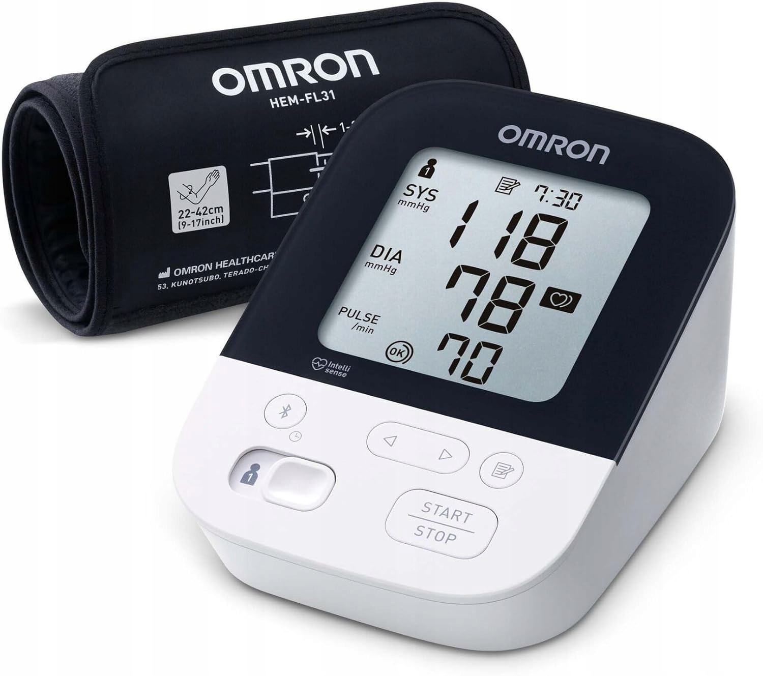 Ciśnieniomierz elektroniczny Omron M400 Intelli It z Bluetooth