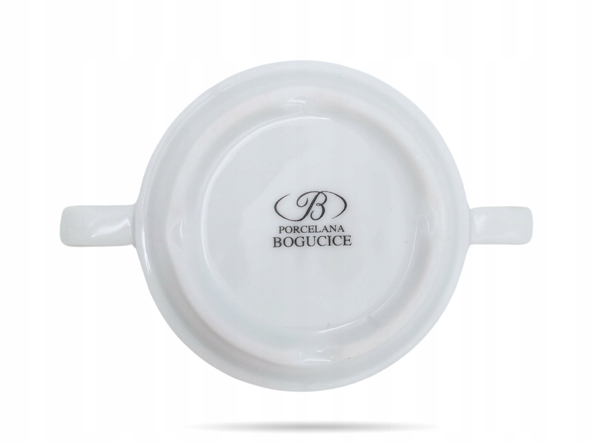 Bulionówka biała 300 ml z uchwytami sztaplowana PORCELANA BOGUCICE Marka Bogucice