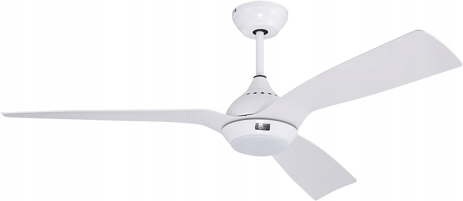 Reiga stropný ventilátor 132 cm Led WiFi diaľkový ovládač 6 rýchlostí biely vonkajší G