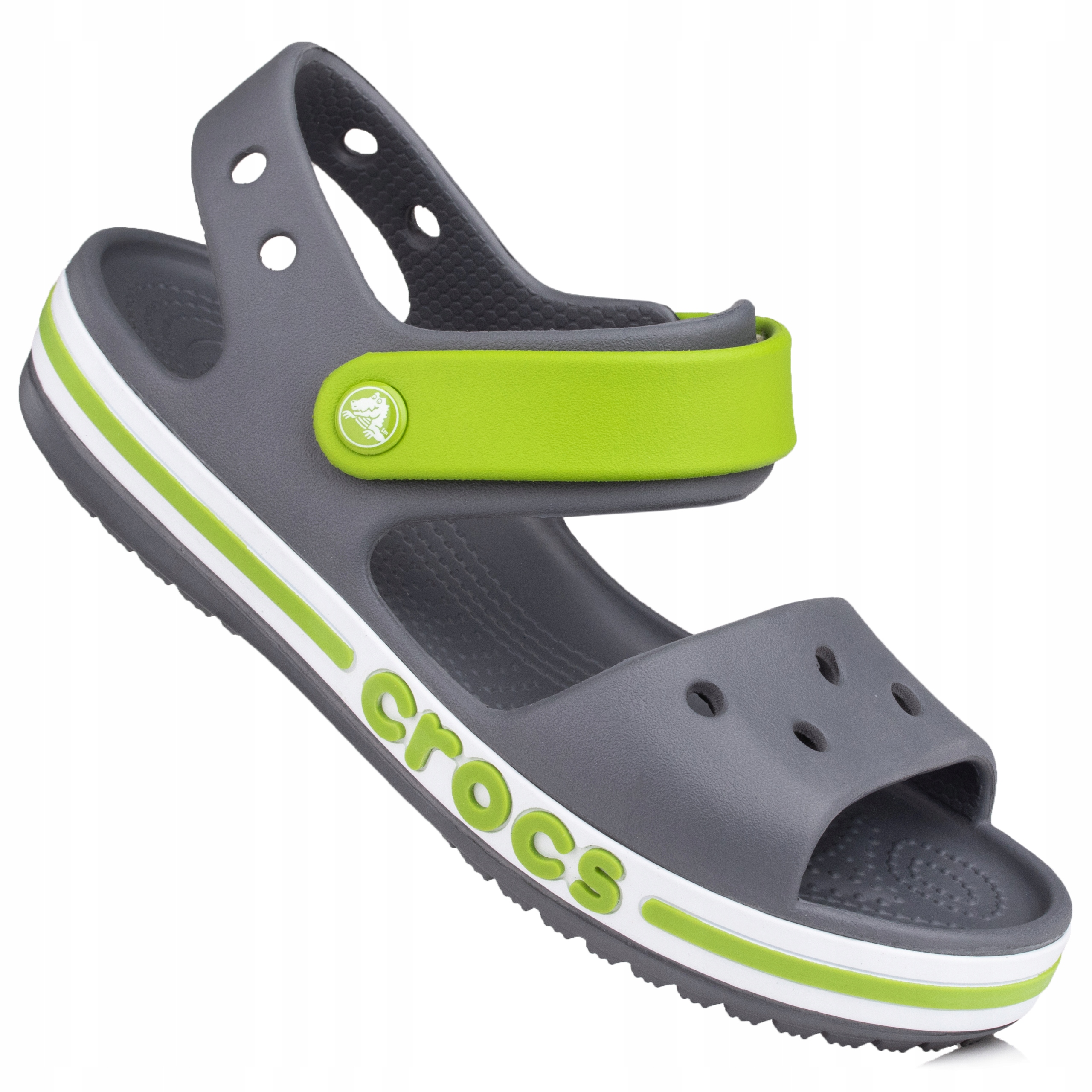 

Sandały, buty dziecięce Crocs Bayaband charbon