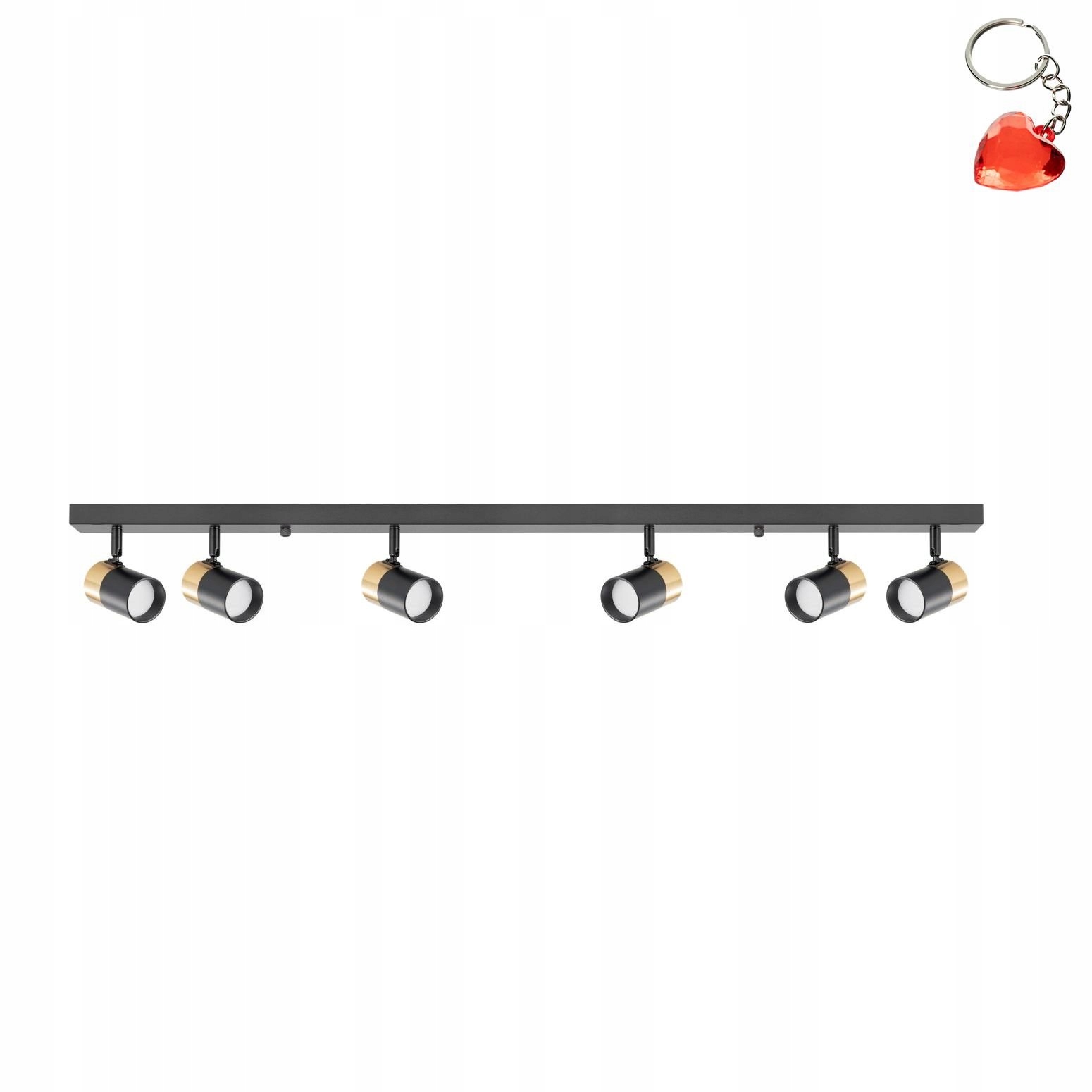 Spotová reflektorová lampa Fori OB-2204BD-6-BK Zuma Line