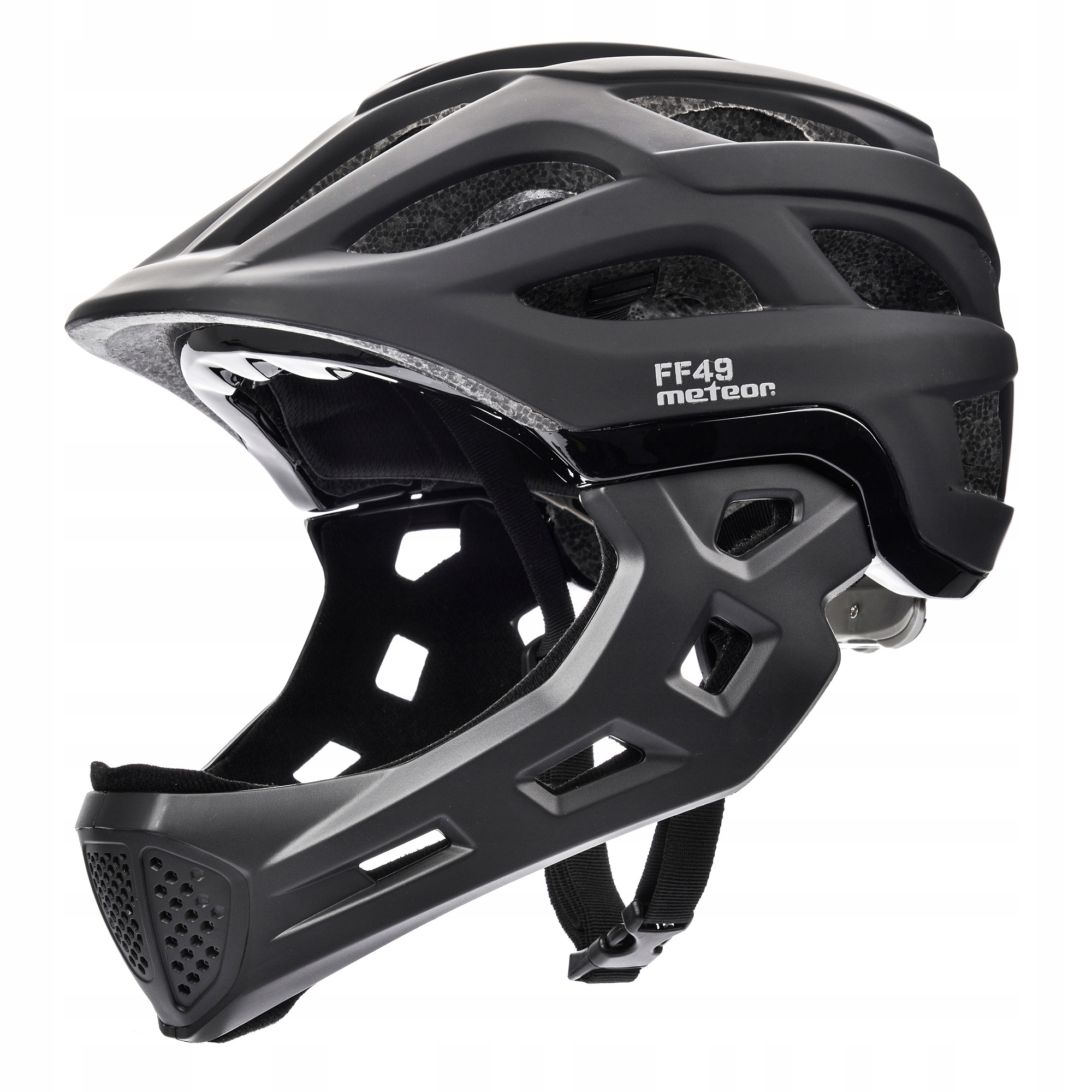 

Kask Rowerowy Meteor Full Face FF49 M 48-56 czarny