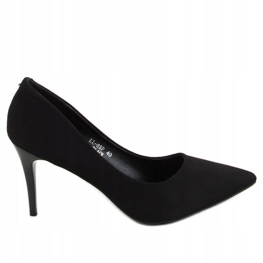 

Czarne Skóra ekologiczna Buty Czółenka r.37