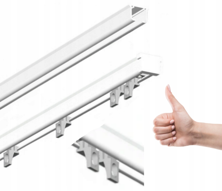 

Szyna sufitowa aluminiowa Ms 420cm pojedyncza