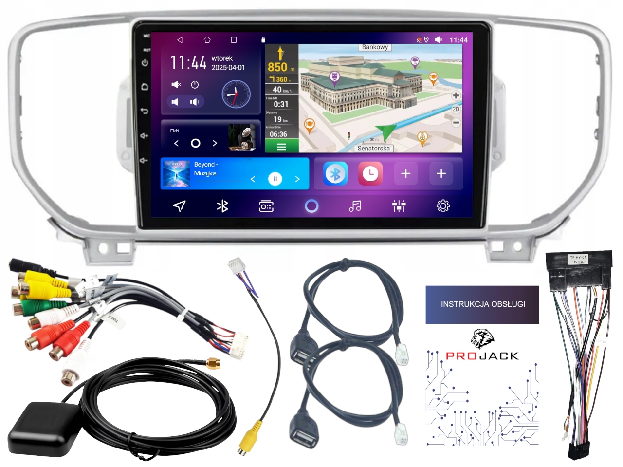 Autorádio Gps Kia Sportage 2018-2022 Wifi Carplay Bt Usb 4GB 64GB