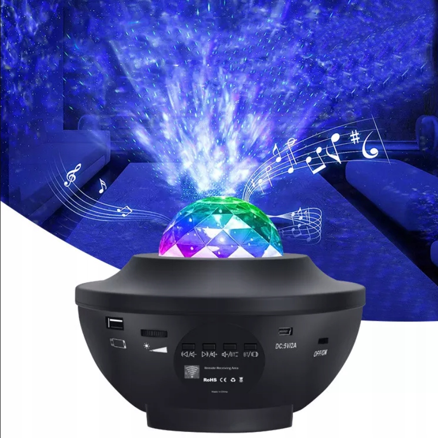 Kula lustrzana ABA PROJEKTOR GWIAZD STAR LAMPKA NOCNA D2 300 mm