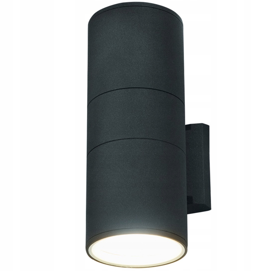 Vonkajšia nástenná lampa grafitová do záhrady, na fasádu, terasu Fog II