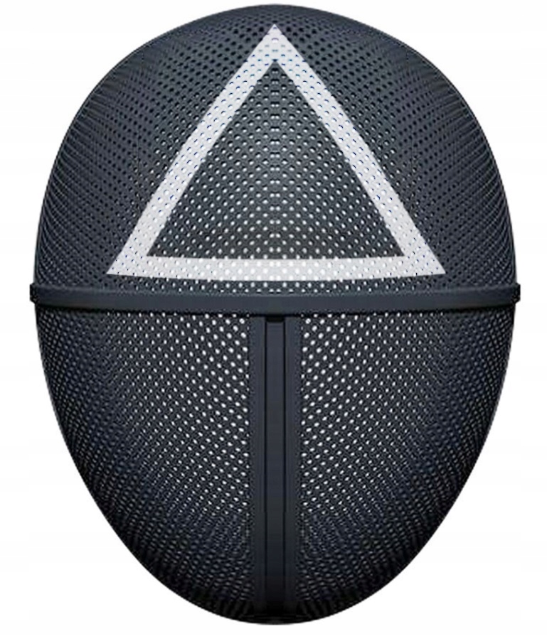 MASKA SQUID GAME KARNAWAŁ HALLOWEEN COSPLAY trójkąt karnawał przebranie