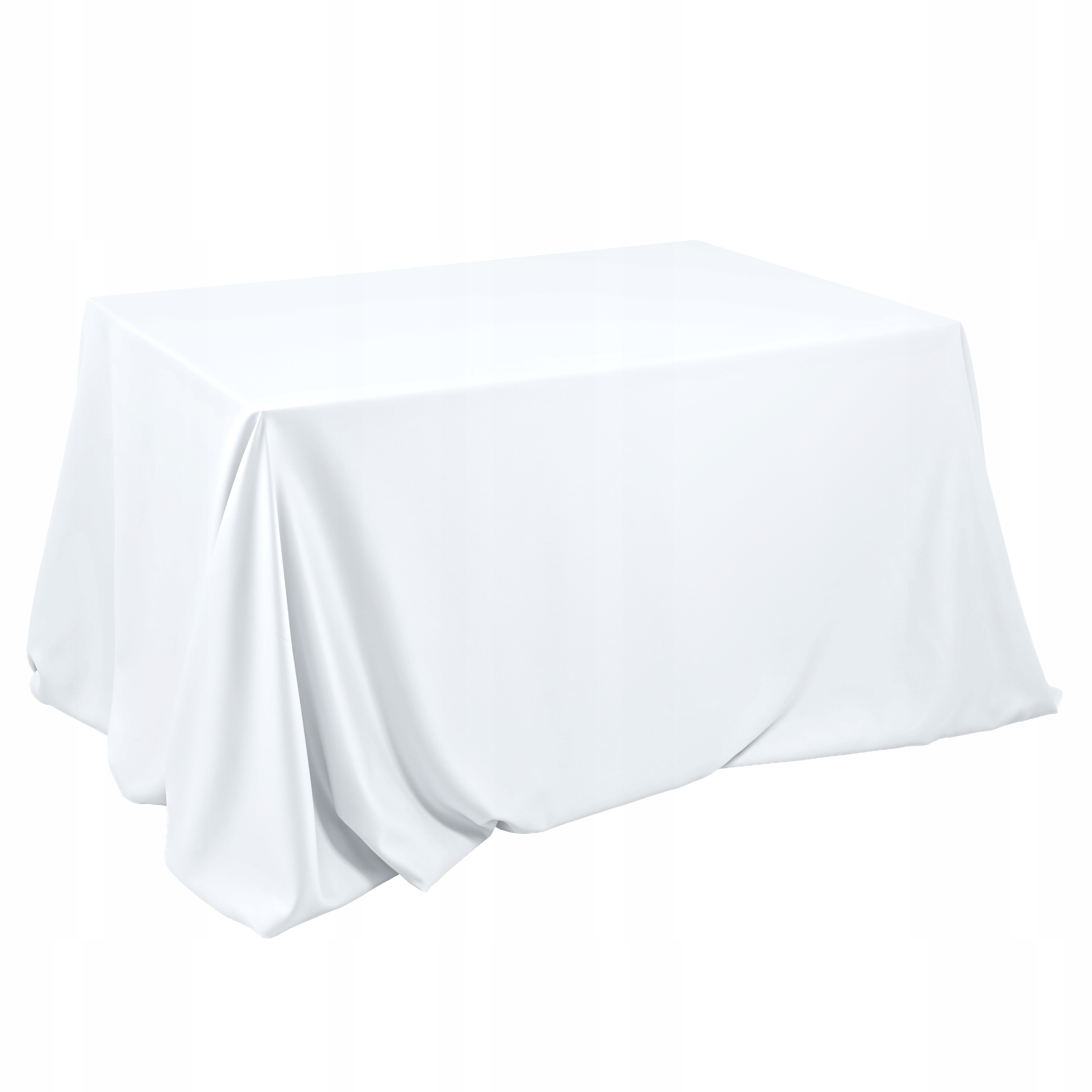 Hladký ubrus odolný proti skvrnám Aurora 2000 Bílý Velikost 120 x 220 cm