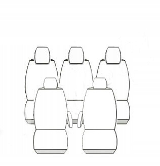 Pokrowce MIAROWE do Renault Scenic II 2 03-09r. P3 Rodzaj Dedykowane