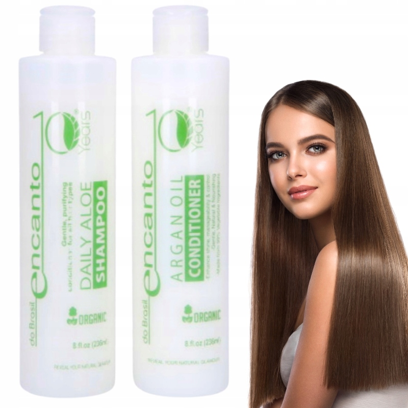 ZESTAW PO KERATYNOWYM PROSTOWANIU ENCANTO 2x236ML SZAMPON ODŻYWKA