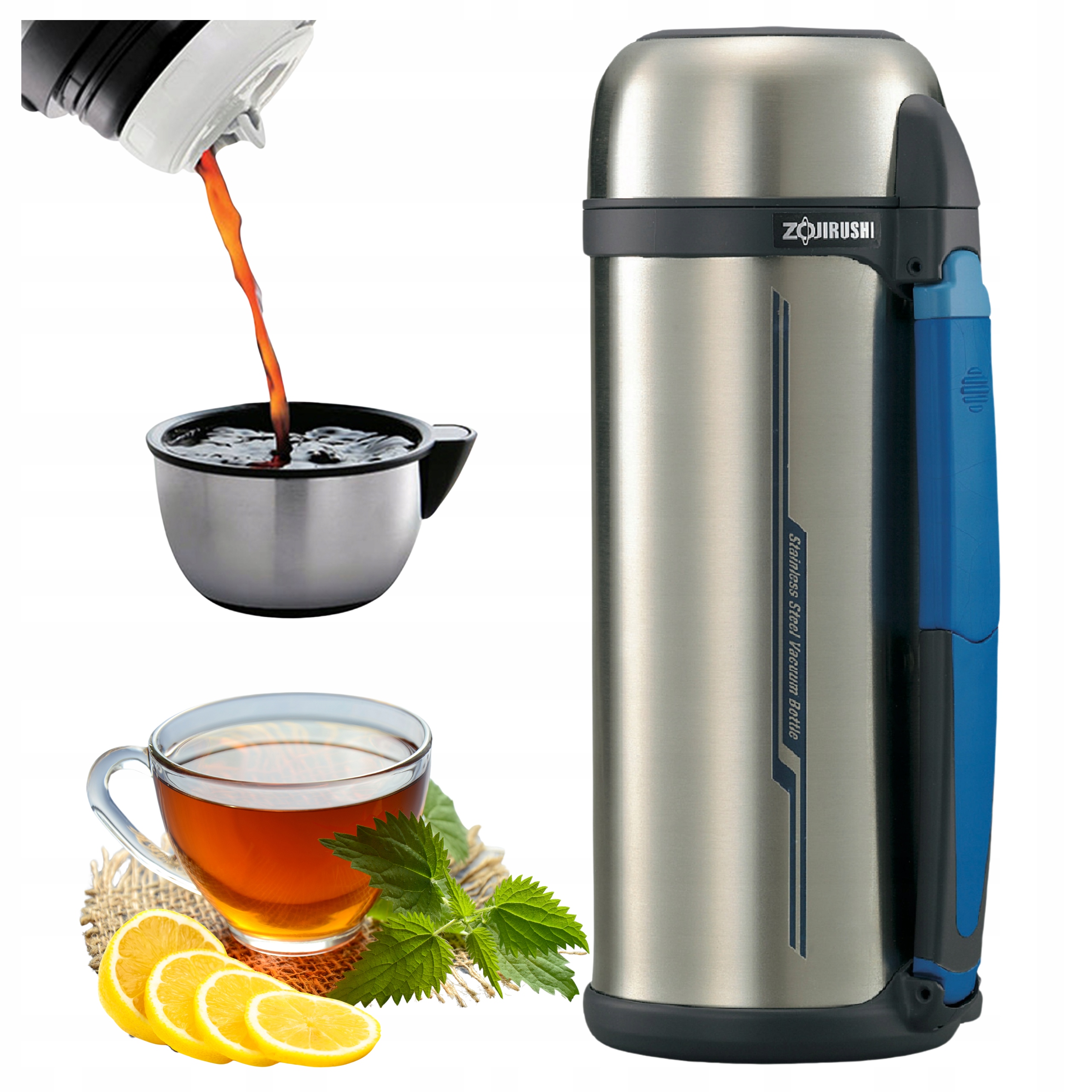 Cestovní termoska na čaj velká Zojirushi SF-CC15 1,5L s rukojetí