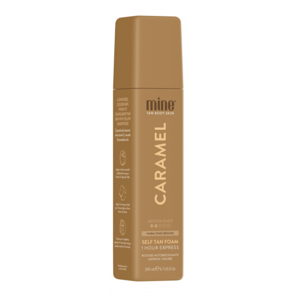 MineTan Caramel Samoopalovací pěna Bronzující, 200 ml