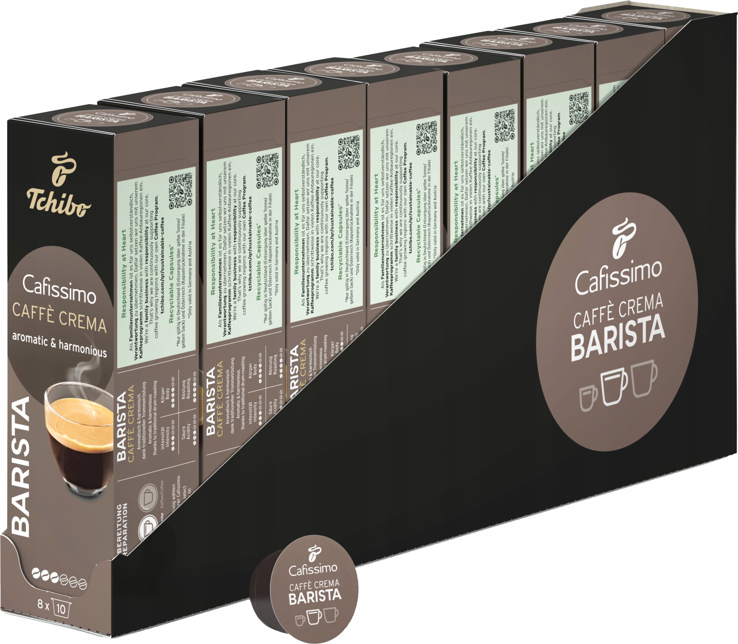 Levně Tchibo Cafissimo Barista Caffe Crema 80 kapslí
