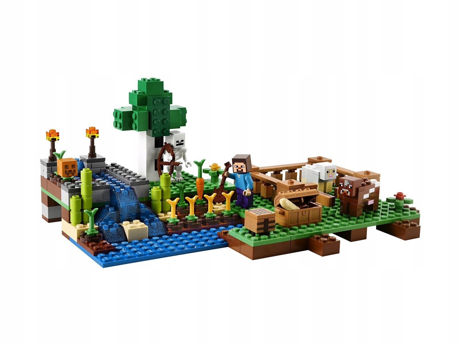 LEGO 21114 Minecraft Farma - Steve Szkielet Krowa Owca - UNIKAT - NOWY Marka LEGO