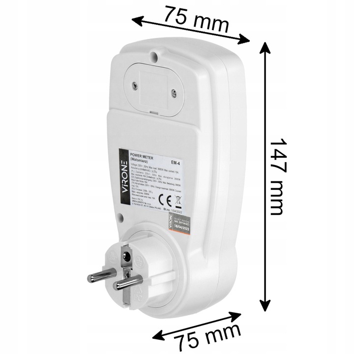 WATOMIERZ LICZNIK POBORU PRĄDU ENERGII MIERNIK Marka inna