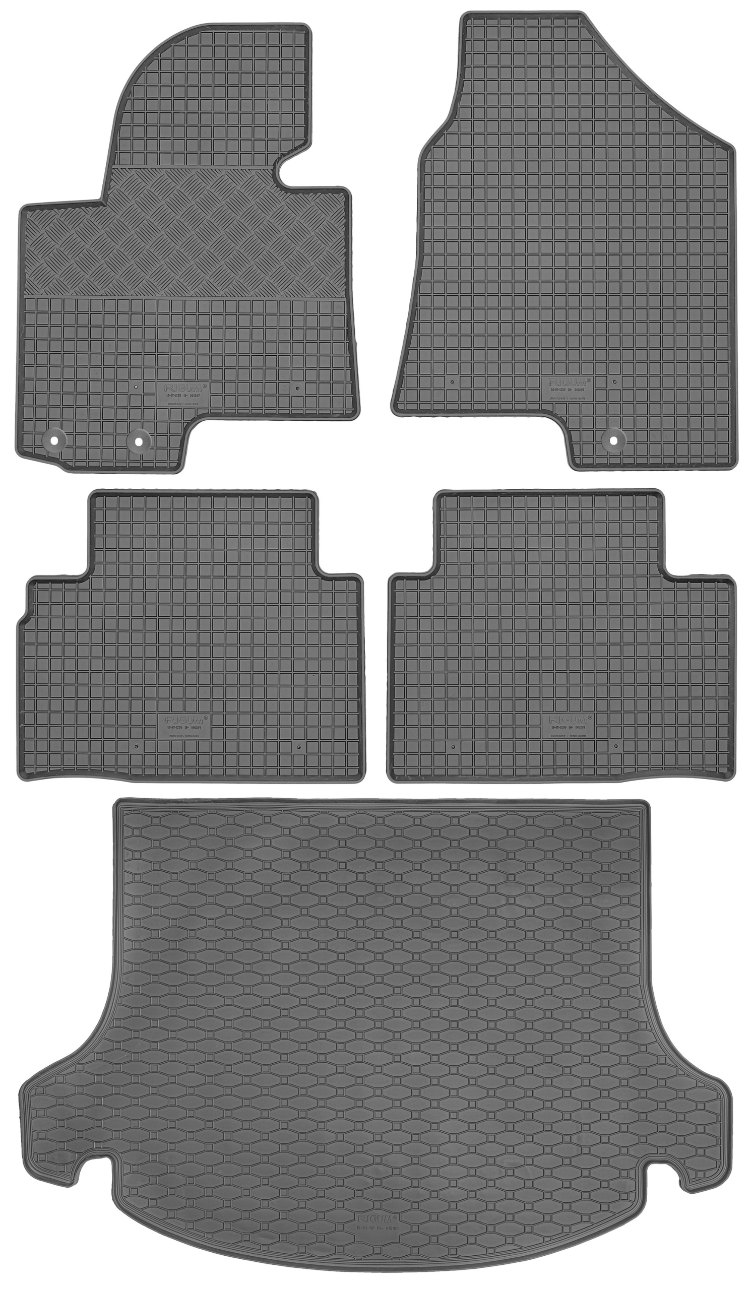 Kia Sportage Suv od roku 8.2010-12.2015 Set Koberce batožinový priestor