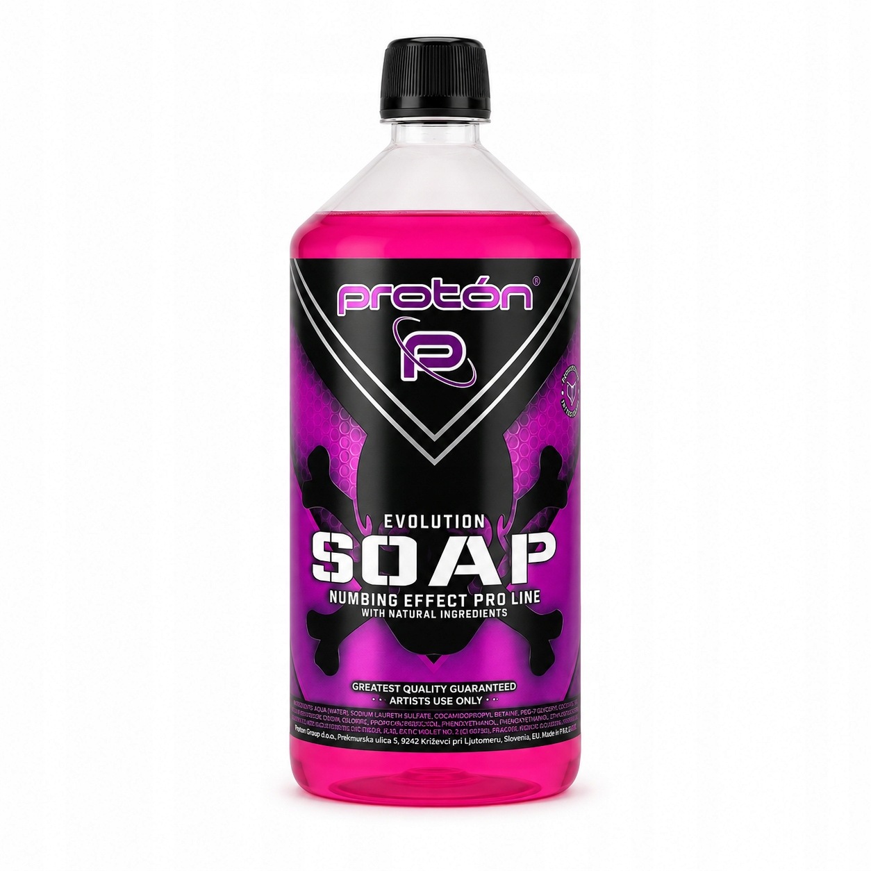 Proton Evolution Soap mýdlo na tetování numbing smývání inkoustu 1L 1000 ml