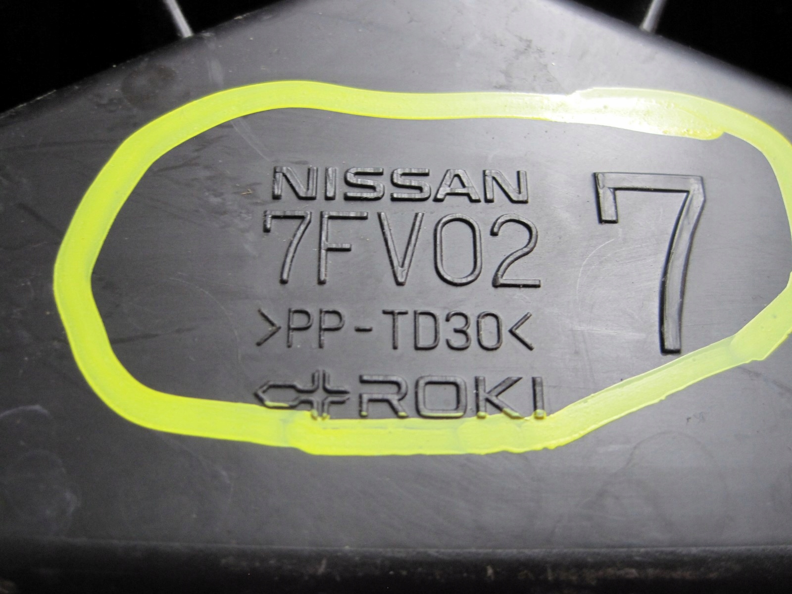 intake air NISSAN 7FV02