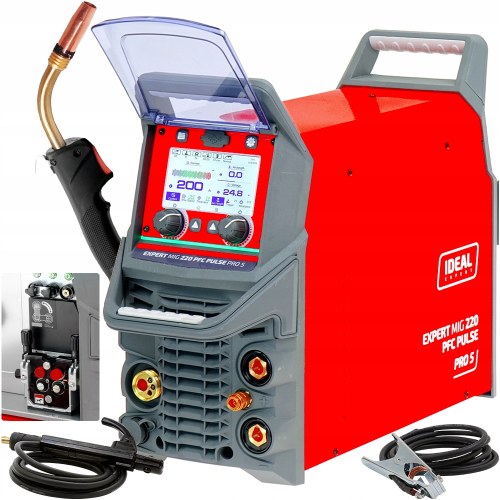 Spawarka Migomat 200A Mig Mma Tig Ideal Expert Mig 220 Synergia Puls Spot