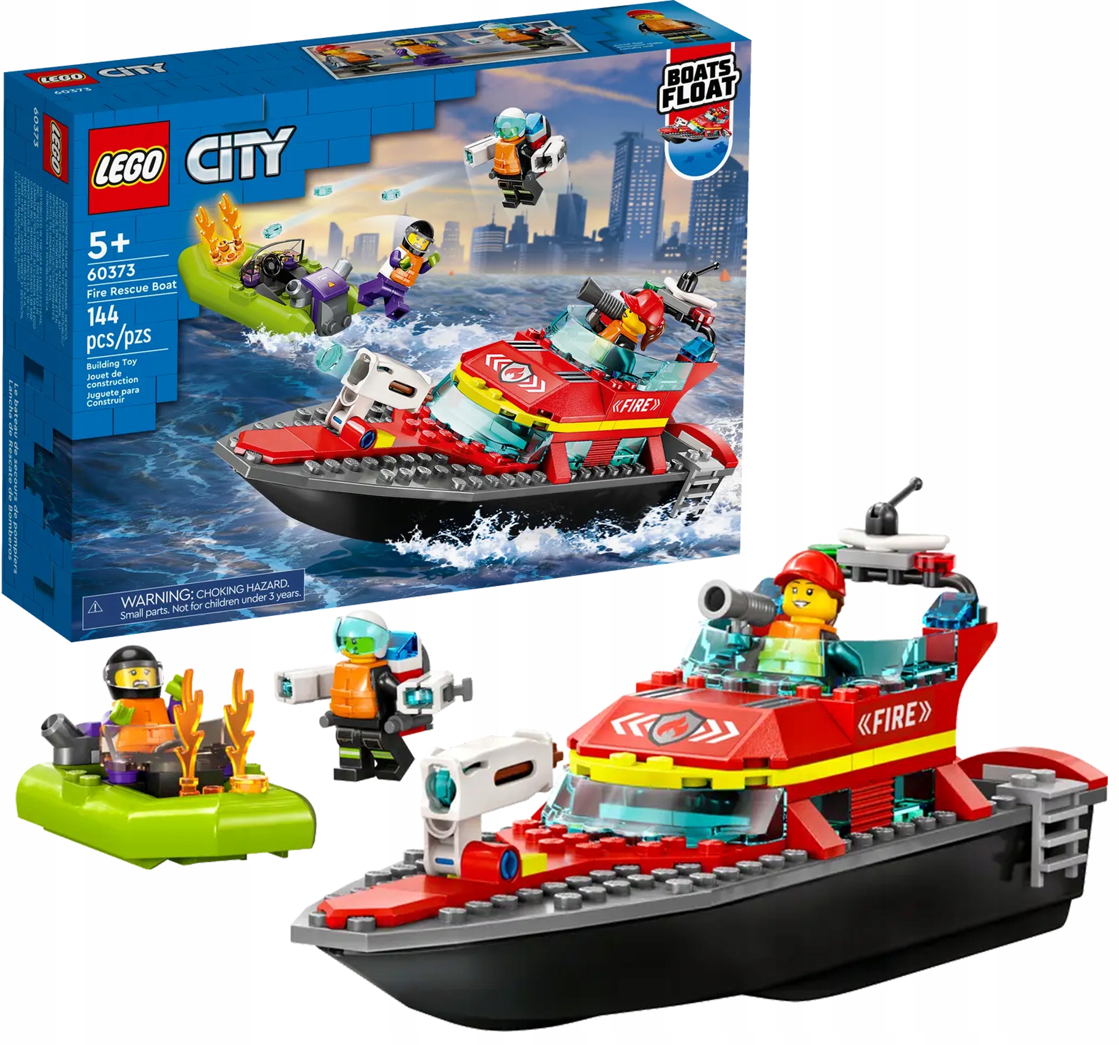 Lego City Loď hasičská 60373