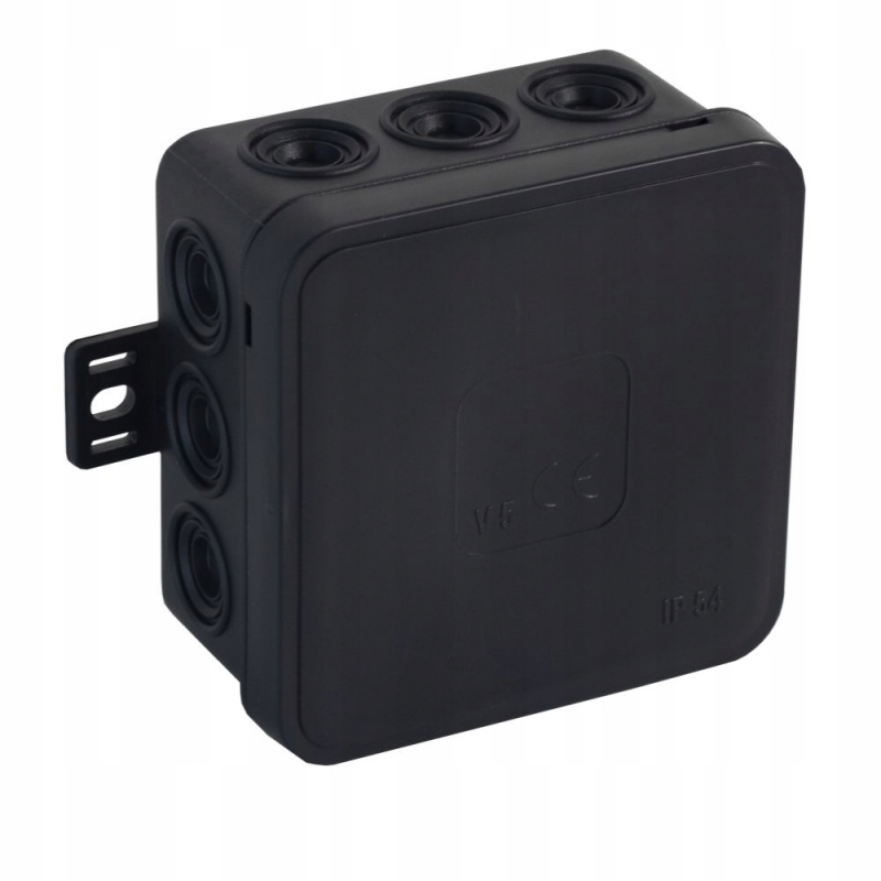 

Puszka hermetyczna zatrzaskowa klik czarna ip54