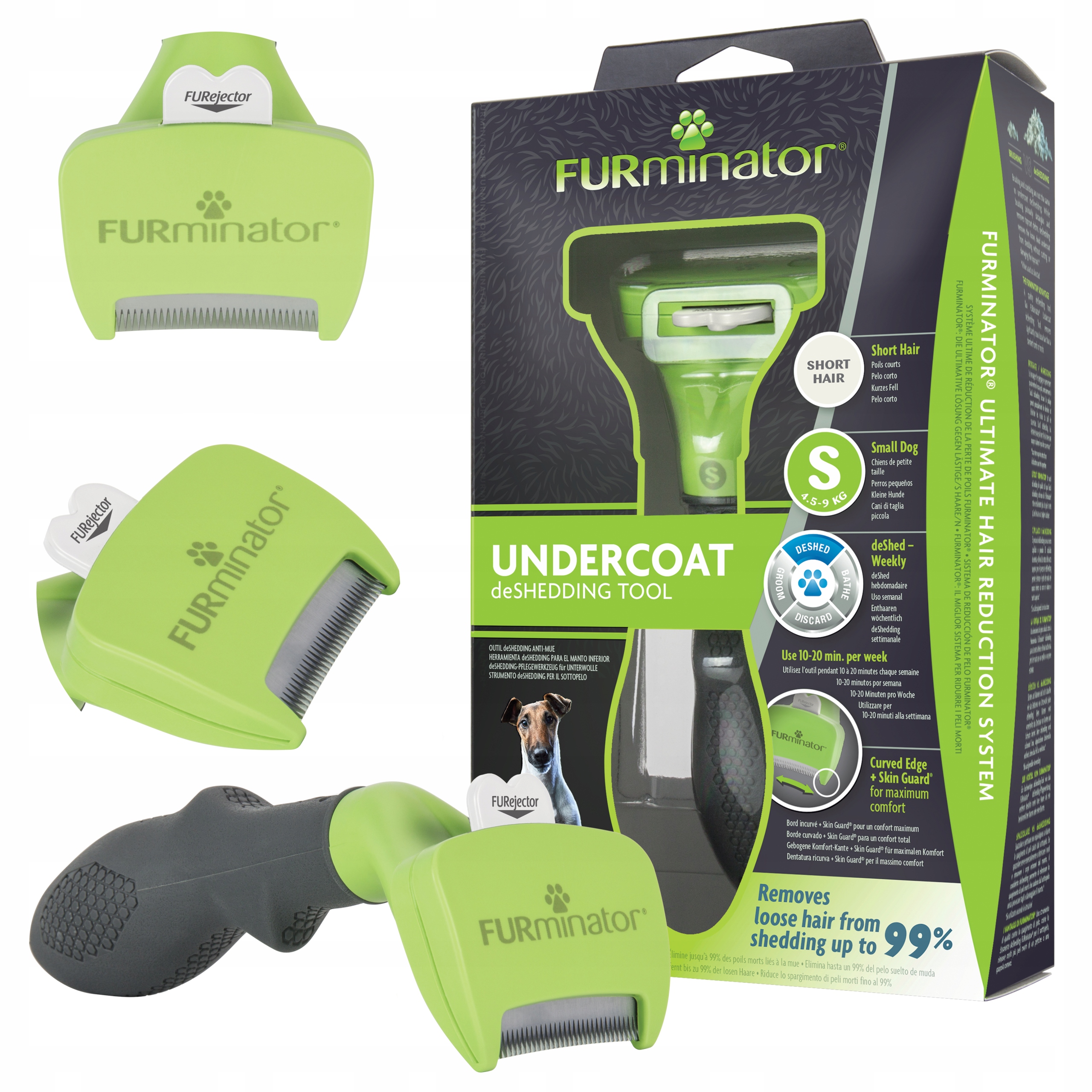 

FURminator S Dla Małych Psów Krótkowłosych