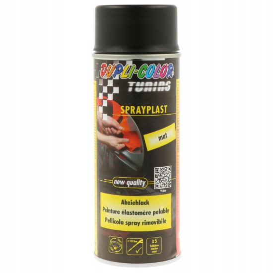 Dupli Color Płynna Guma w Sprayu Czarny Mat 400ML Folia Spray