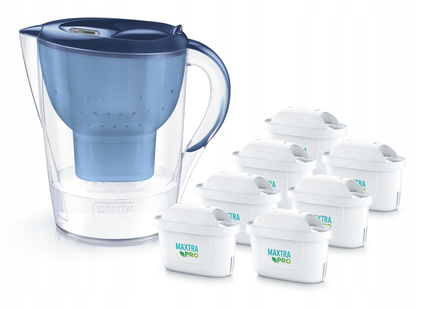 Brita Marella XL dzbanek filtrujący niebieski 7x filtr Maxtra Pro