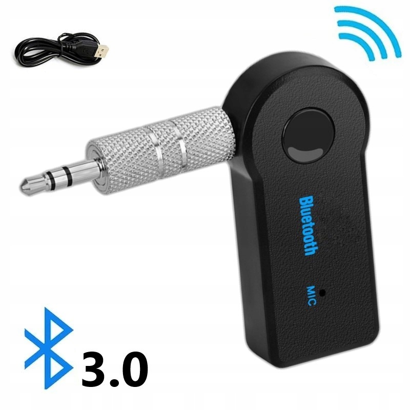 Odbiornik Dźwięku Adapter Bluetooth Aux Minijack