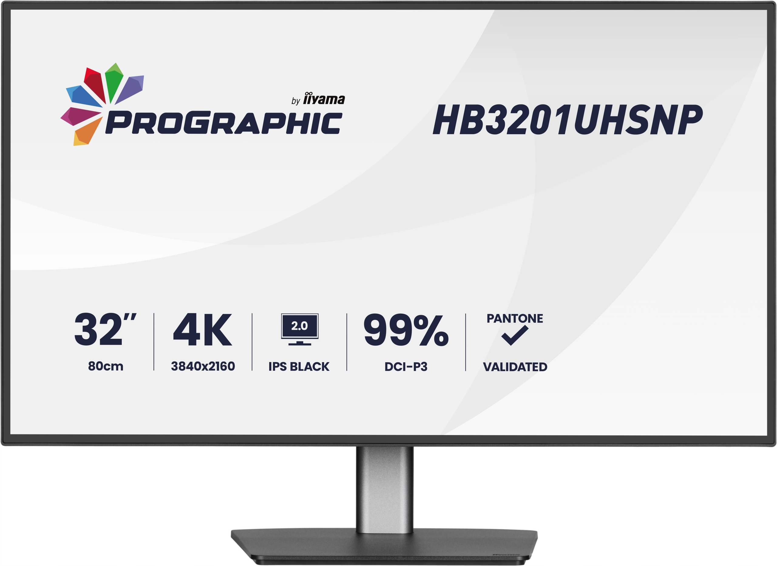 Iiyama ProGraphic HB3201UHSNP-B1 32 4K Ips čierny 2.0 Led monitor, Pantone