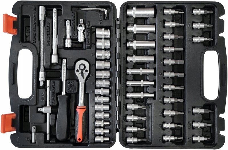 Sada Nářadí 1/4'' 52 Kusů