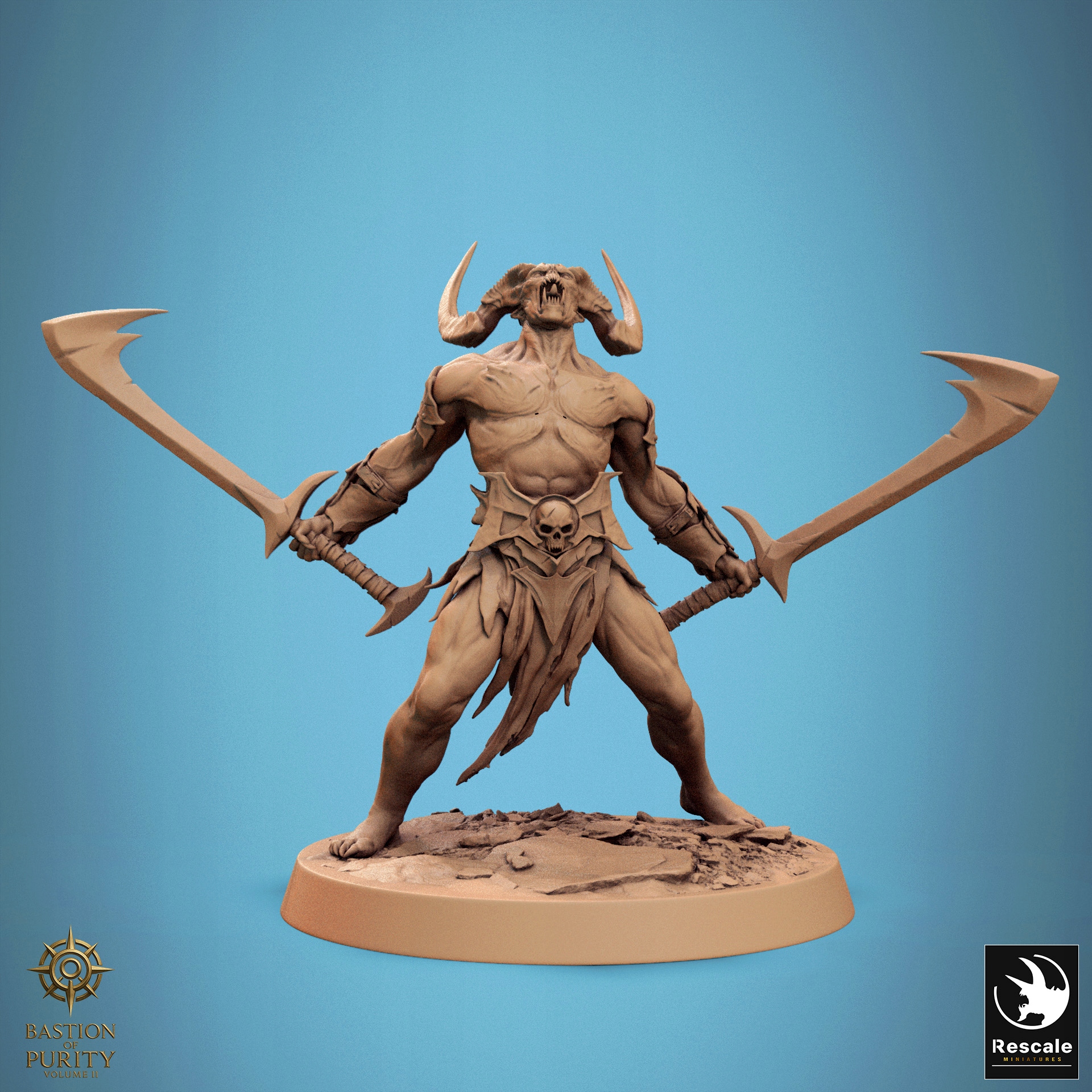 Horned Blade Warcry - LofD - figurka RPG DnD D&D - druk 3D 14K