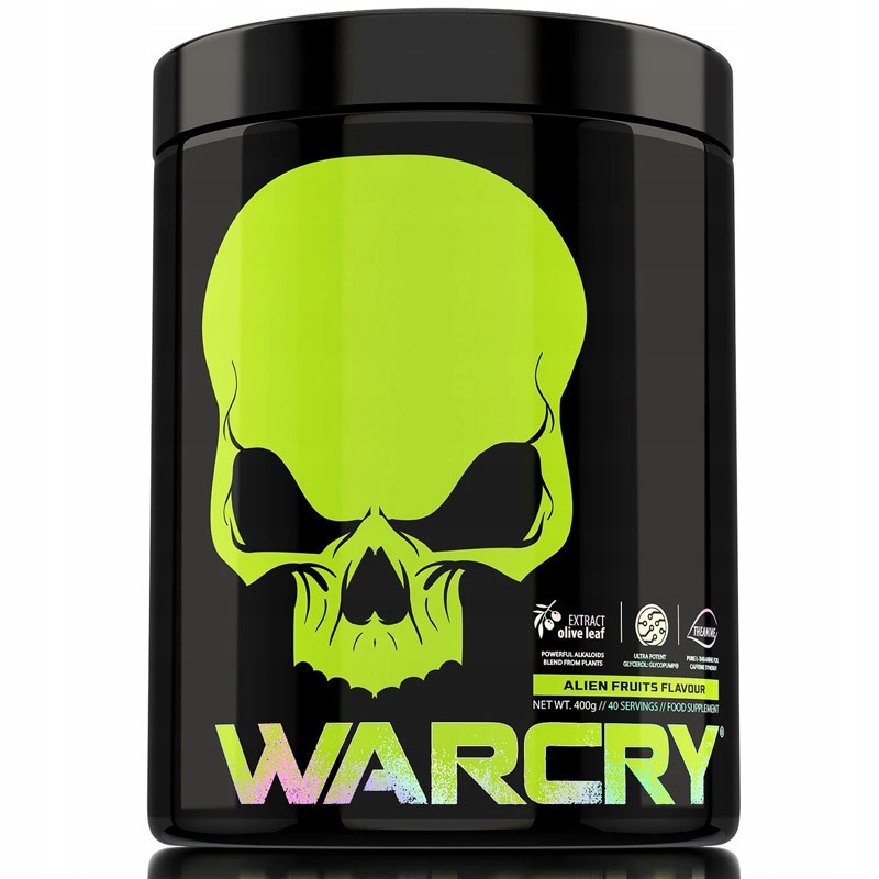 Předtréninkovka Warcry Pre 400 G Citrusová Příchuť Genius Nutrition