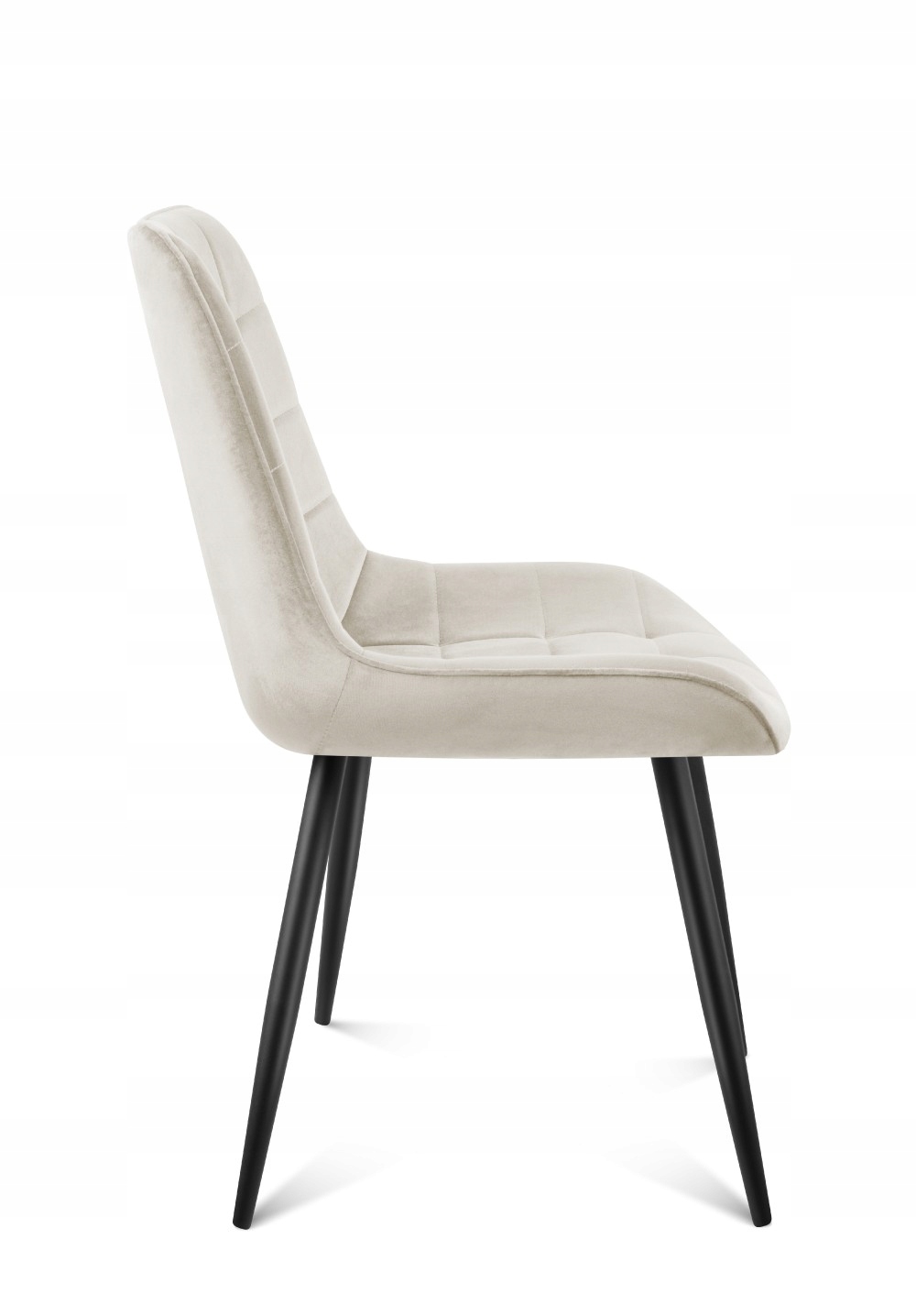 KRZESŁO WELUROWE DO JADALNI SALONU ELEGANCKIE Mark Adler Prince 3.0 Beige Marka Markadler