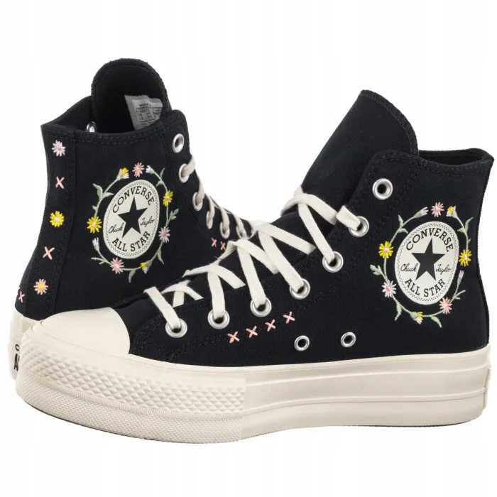 Vysoké dámské tenisky Converse Ctas Lift Black A15007C černé