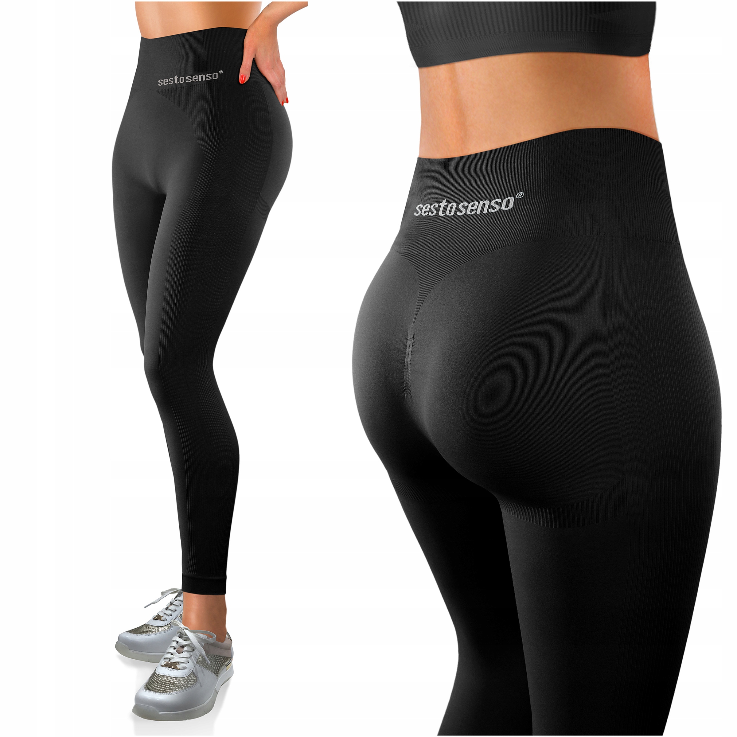 

legginsy damskie Fitness Push Up Sesto Senso Sport