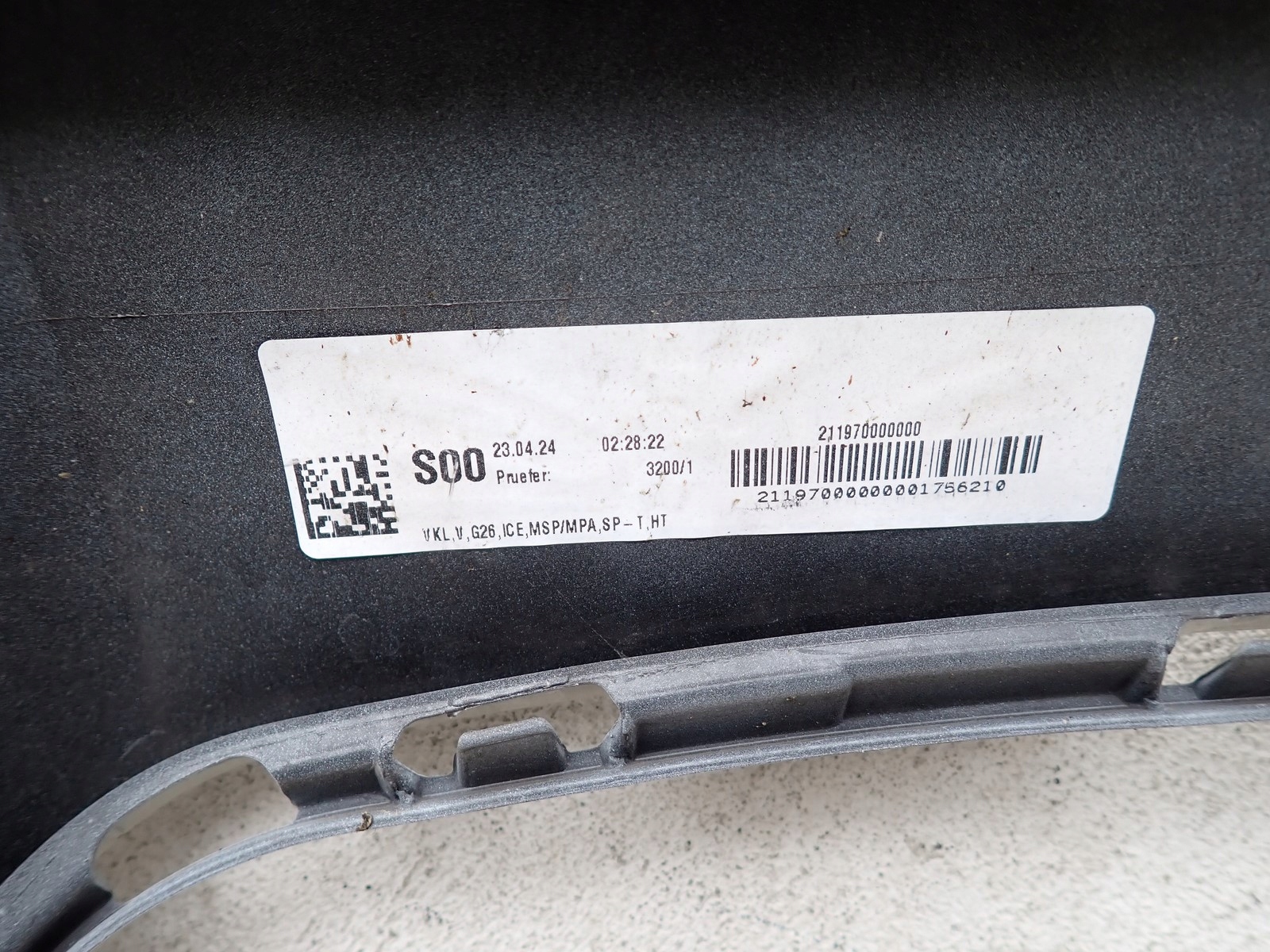 bumper front front BMW 4 IV G26 GRAN COUPE M PAKIET 2021- 51119881896