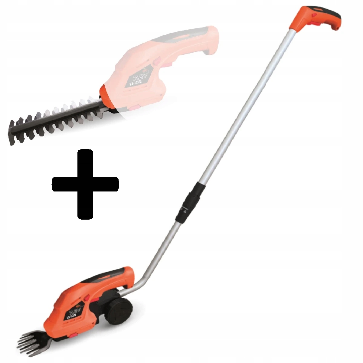 AE3N72T Aku nůžky s tyčí 3v1 7,2 V, 1,5 Ah