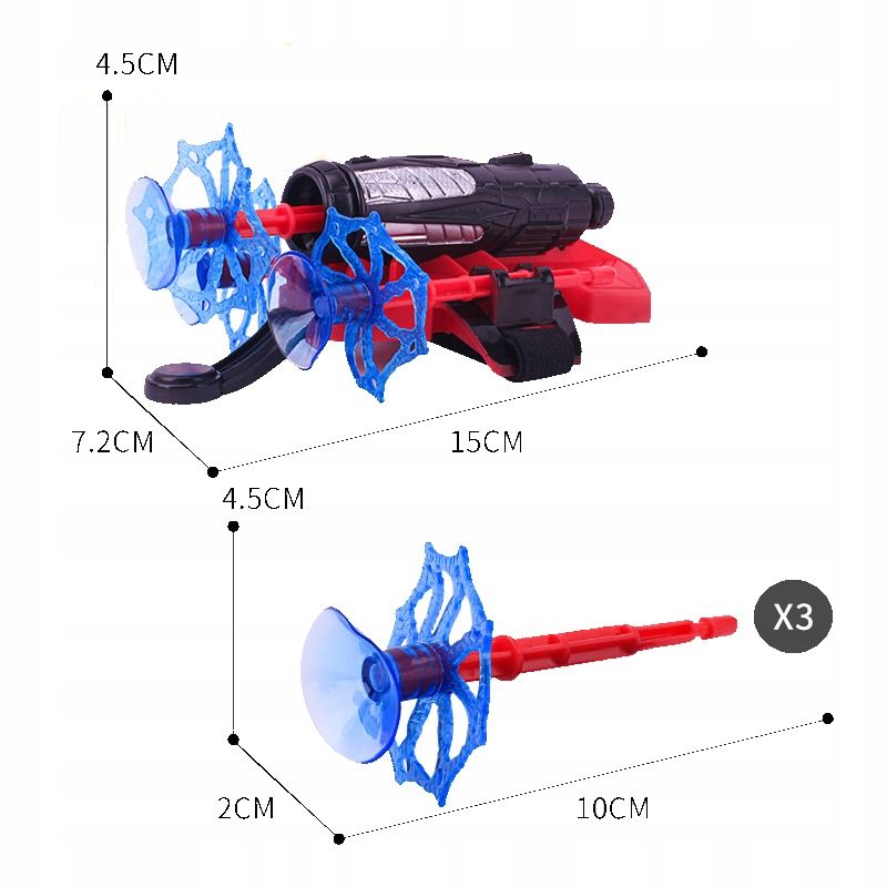 SPIDERMAN FIGUTKA RĘKAWICA WYRZUTNIA ZESTAW SPIDER Bohater Spiderman