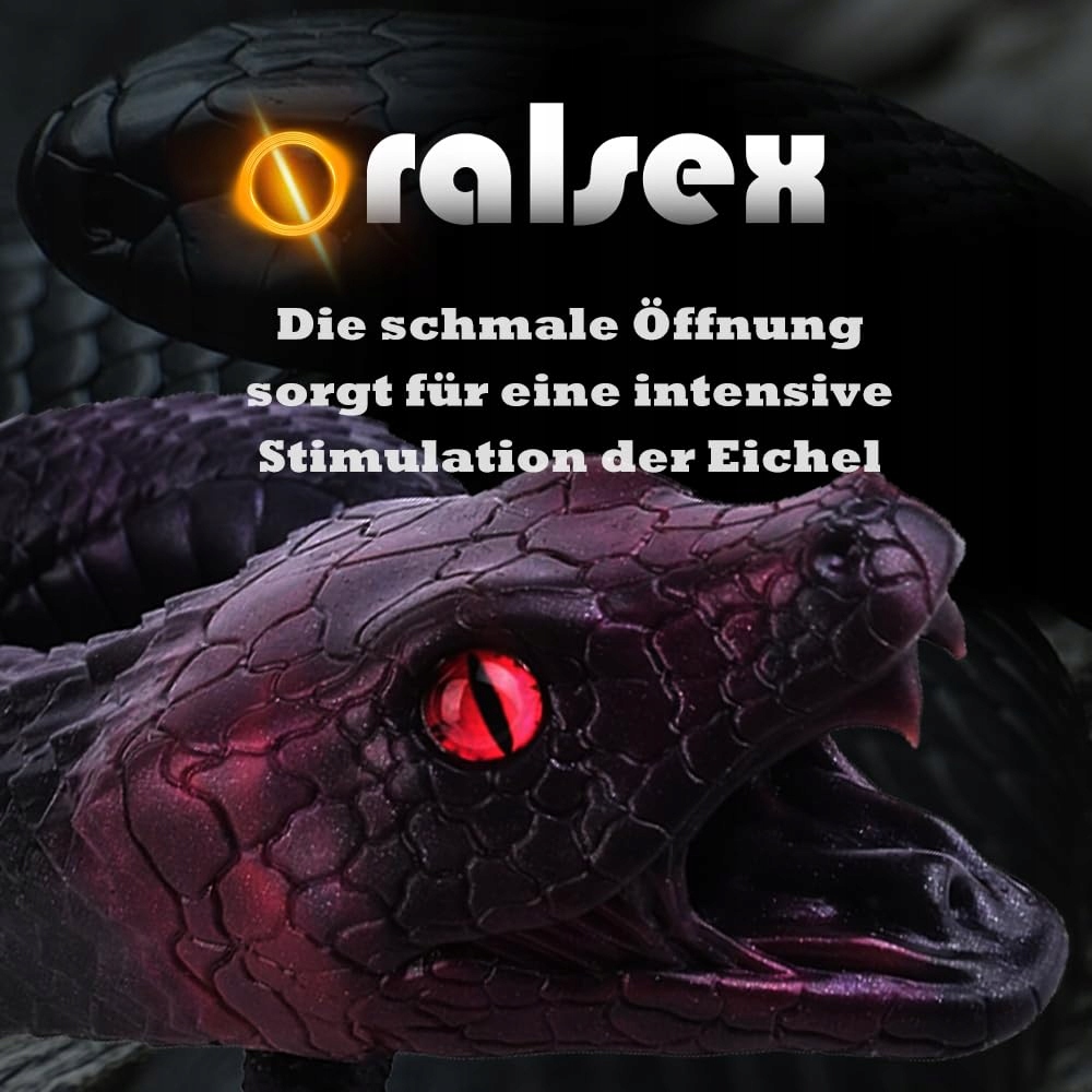 MONSTER Schlange Realistyczny Masturbator Silikonowy Dla Dorosłych — miniatura 2