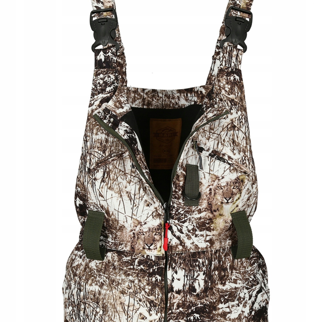 Komplet zimowy BARS ŚNIEG LAMPART Wodoodporny -25C r. L Kolor dominujący biały