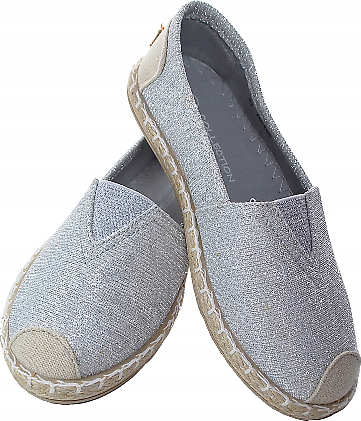 

Brokatowe Espadryle Slipony tenisówki SILVER1 r 31