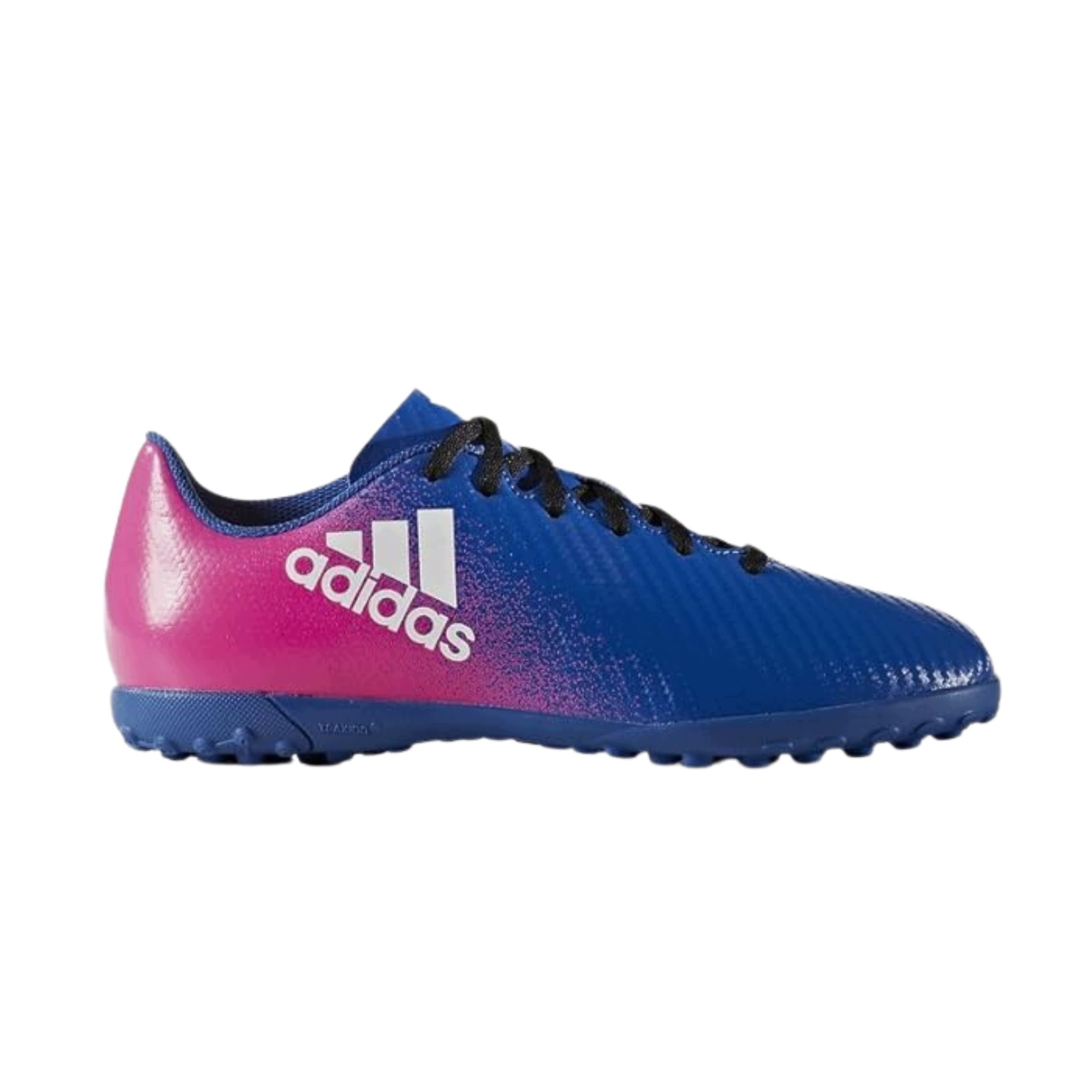 Dziecięce buty piłkarskie turfy niebiesko-różowe Adidas X 16.4 Tf J 28