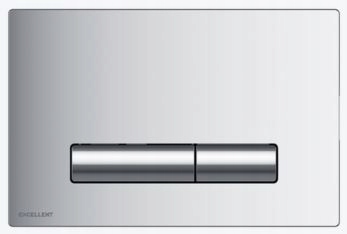 Aurro Fresh splachovací tlačítko pro Wc Excellent Shiro Premium chrom